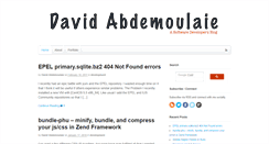 Desktop Screenshot of hobodave.com